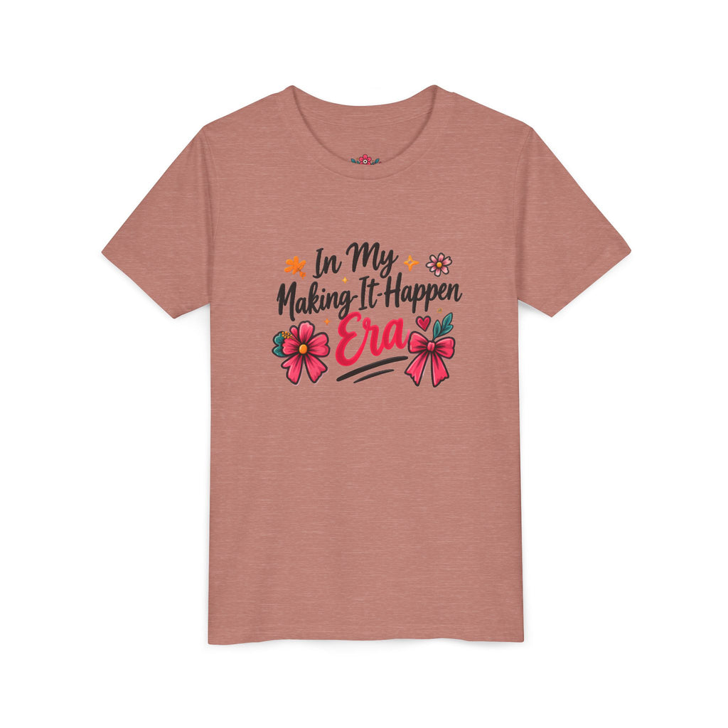 Youth Tee - In My Making-It-Happen Era Floral Graphic