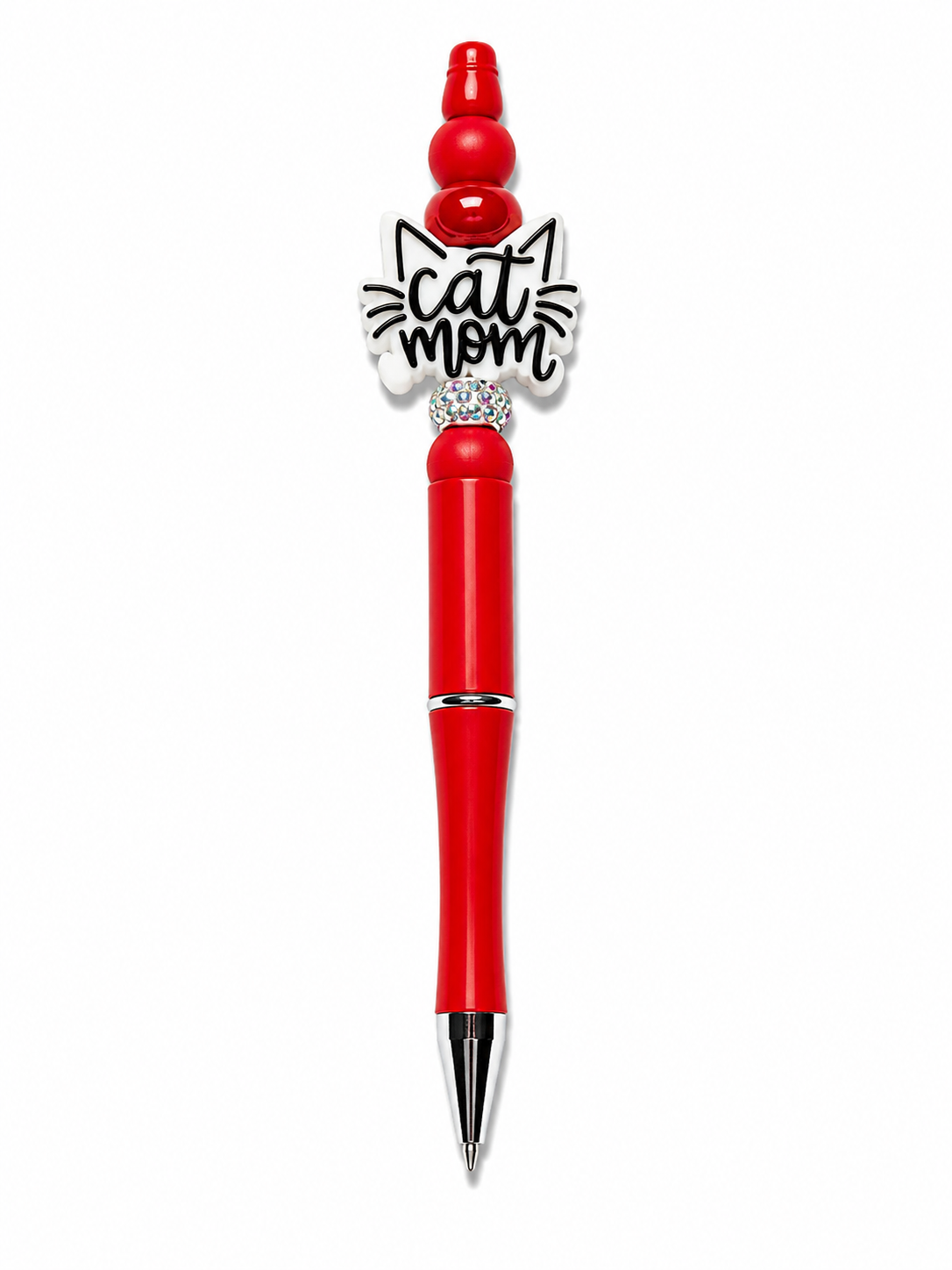 Cat Mom Poppysmic Beadable Pen