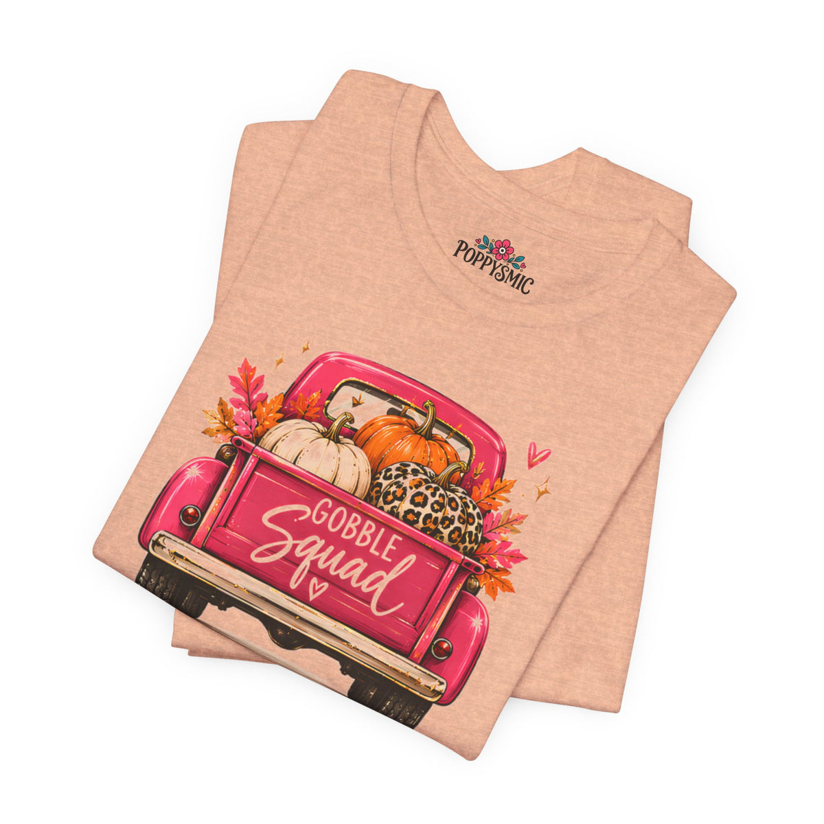 Gobbles Squad Thanksgiving Turkey Truck T-Shirt