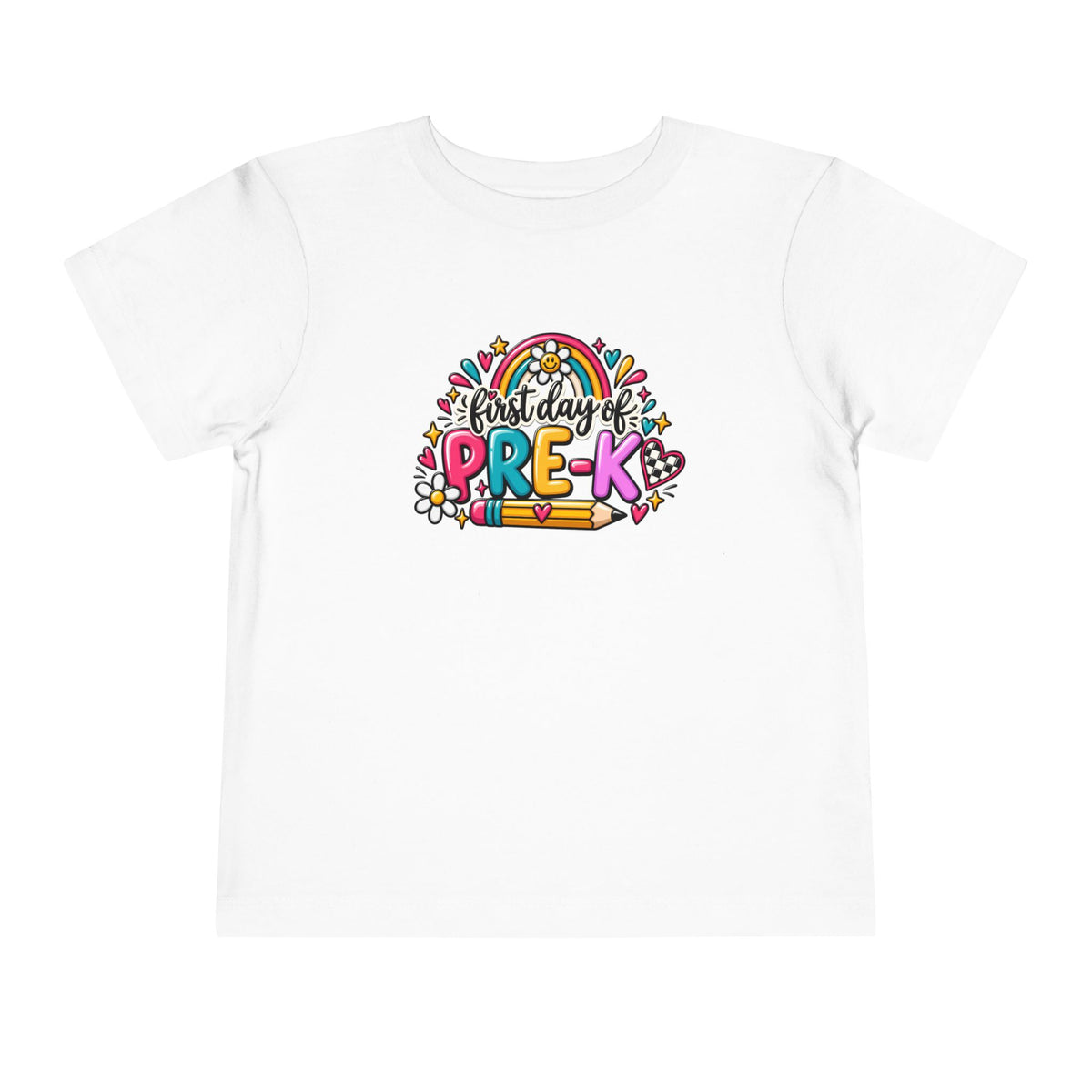 Pre-K First Day Toddler Tee — Colorful Back-to-School Shirt