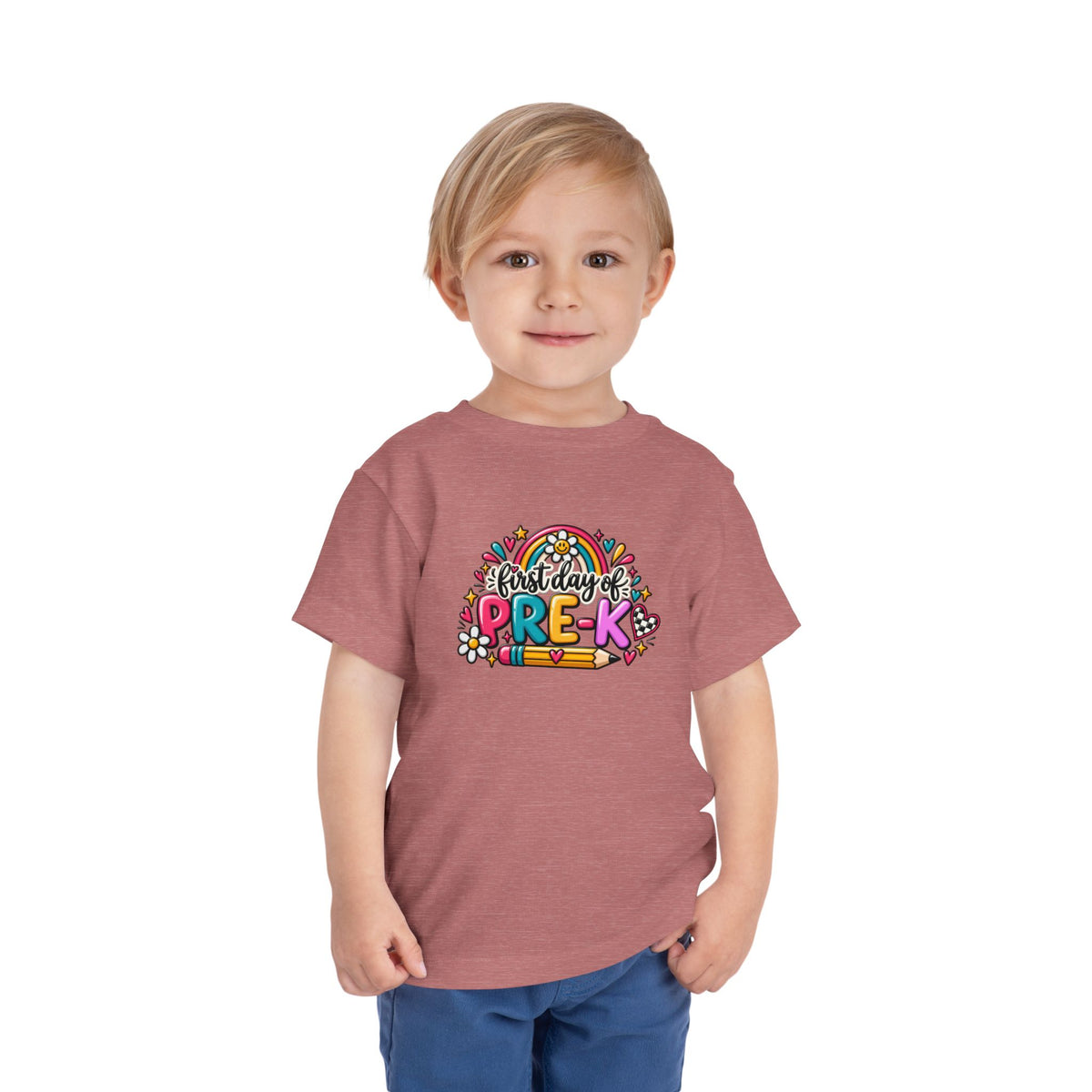 Pre-K First Day Toddler Tee — Colorful Back-to-School Shirt