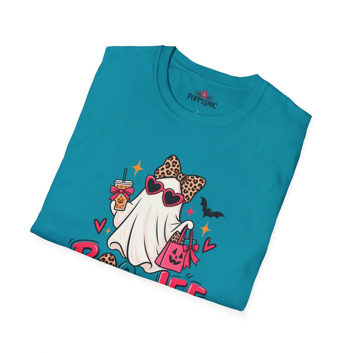 Boo-Jee Ghost Tee – Cute Glam Halloween T-Shirt