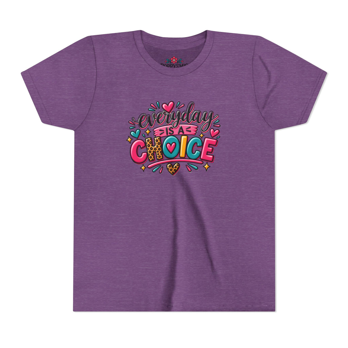 Everyday Is A Choice Youth Tee — Colorful Inspirational Kids T-Shirt