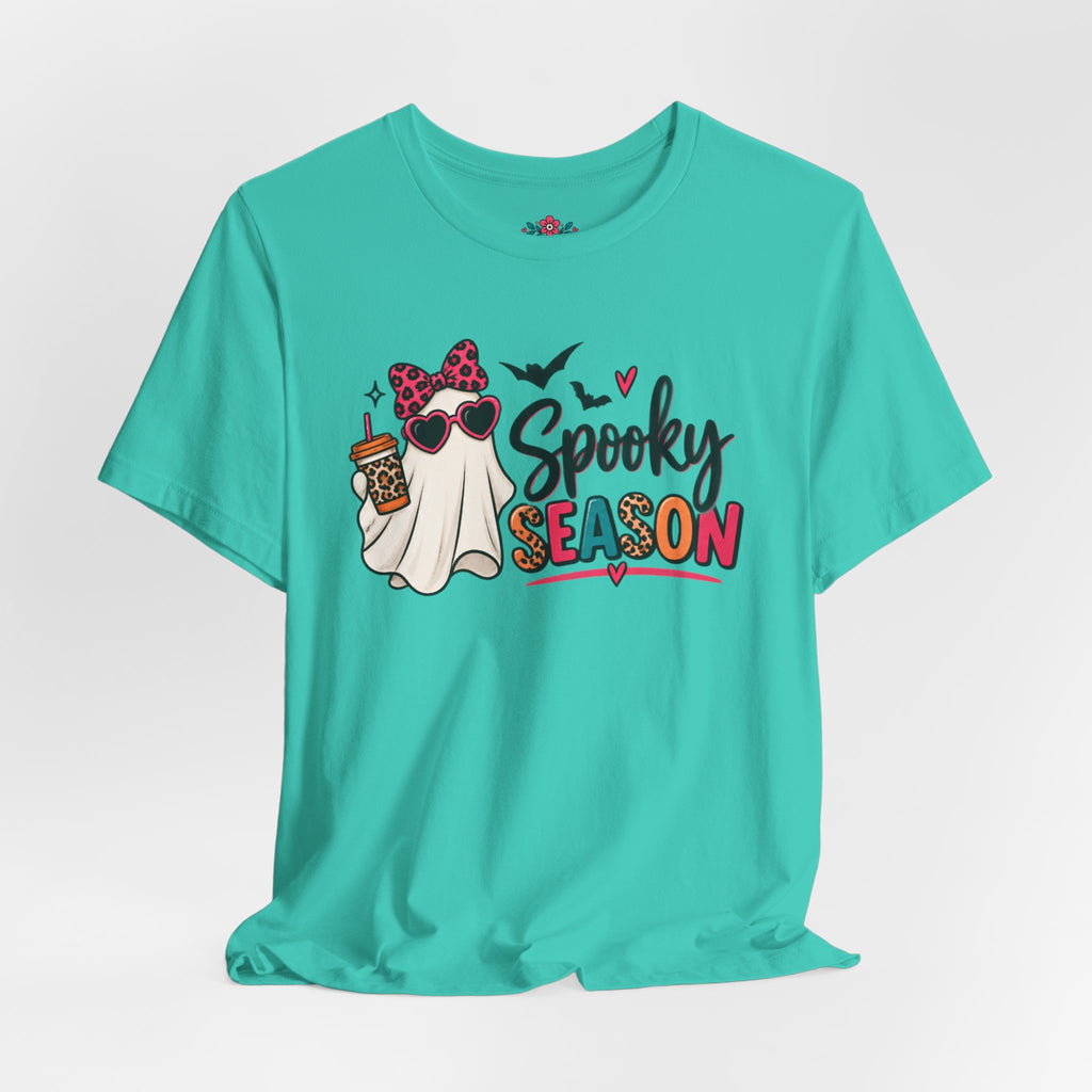 Spooky Season Ghost Tee — Cute Halloween Graphic T-Shirt