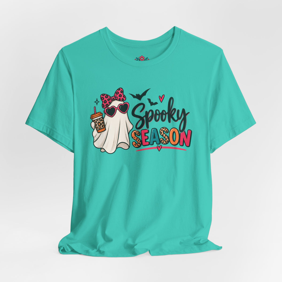 Spooky Season Ghost Tee — Cute Halloween Graphic T-Shirt