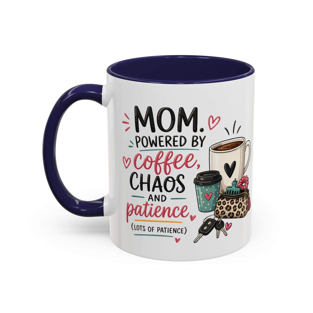 Coffee Lovers Accent Mug — Cute Cowgirl Boots & Coffee Illustration (11/15oz)