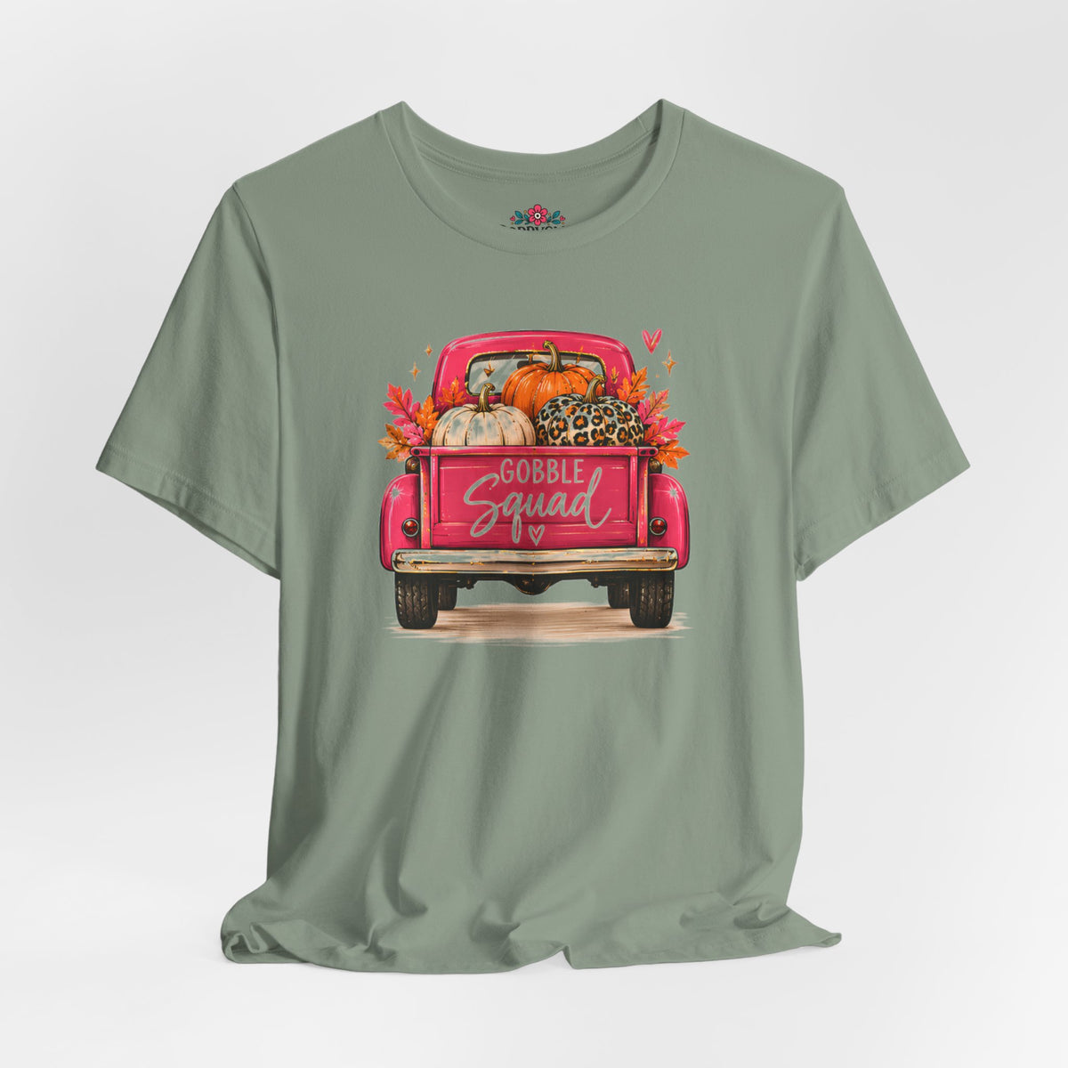Gobbles Squad Thanksgiving Turkey Truck T-Shirt