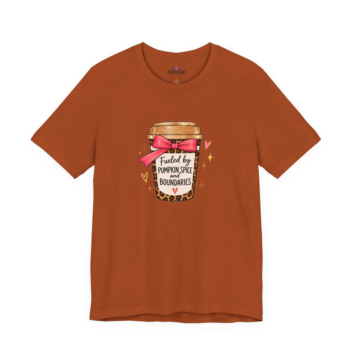Fueled by Pumpkin Spice and Boundaries Graphic T-Shirt