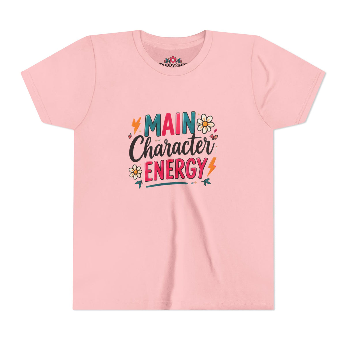 Youth Tee — "Main Character Energy" Graphic Shirt