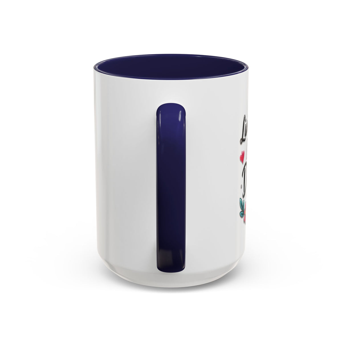 Inspirational Coffee Mug - "Live Life To Dream About" Accent Ceramic Mug (11/15oz)