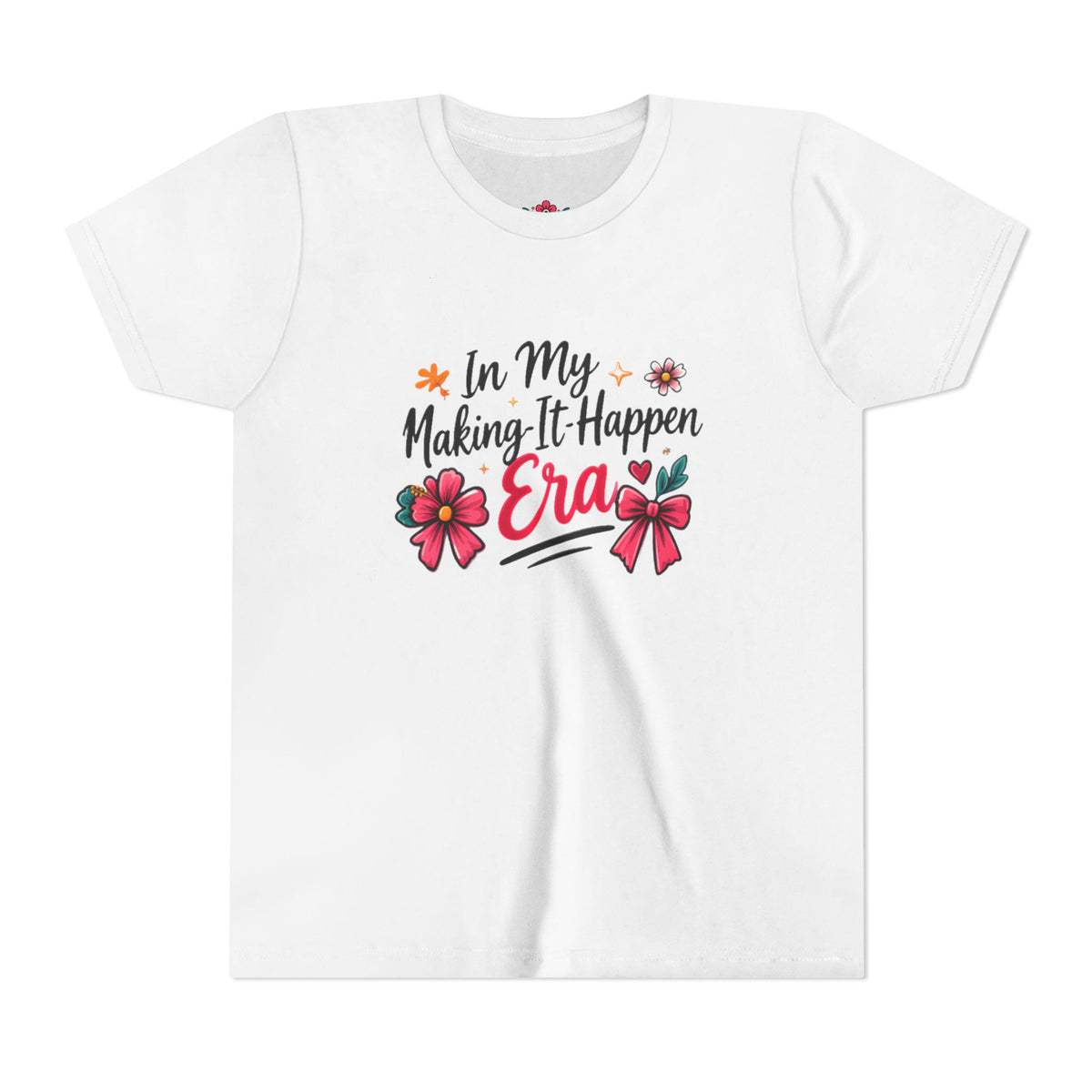 Youth Tee - In My Making-It-Happen Era Floral Graphic
