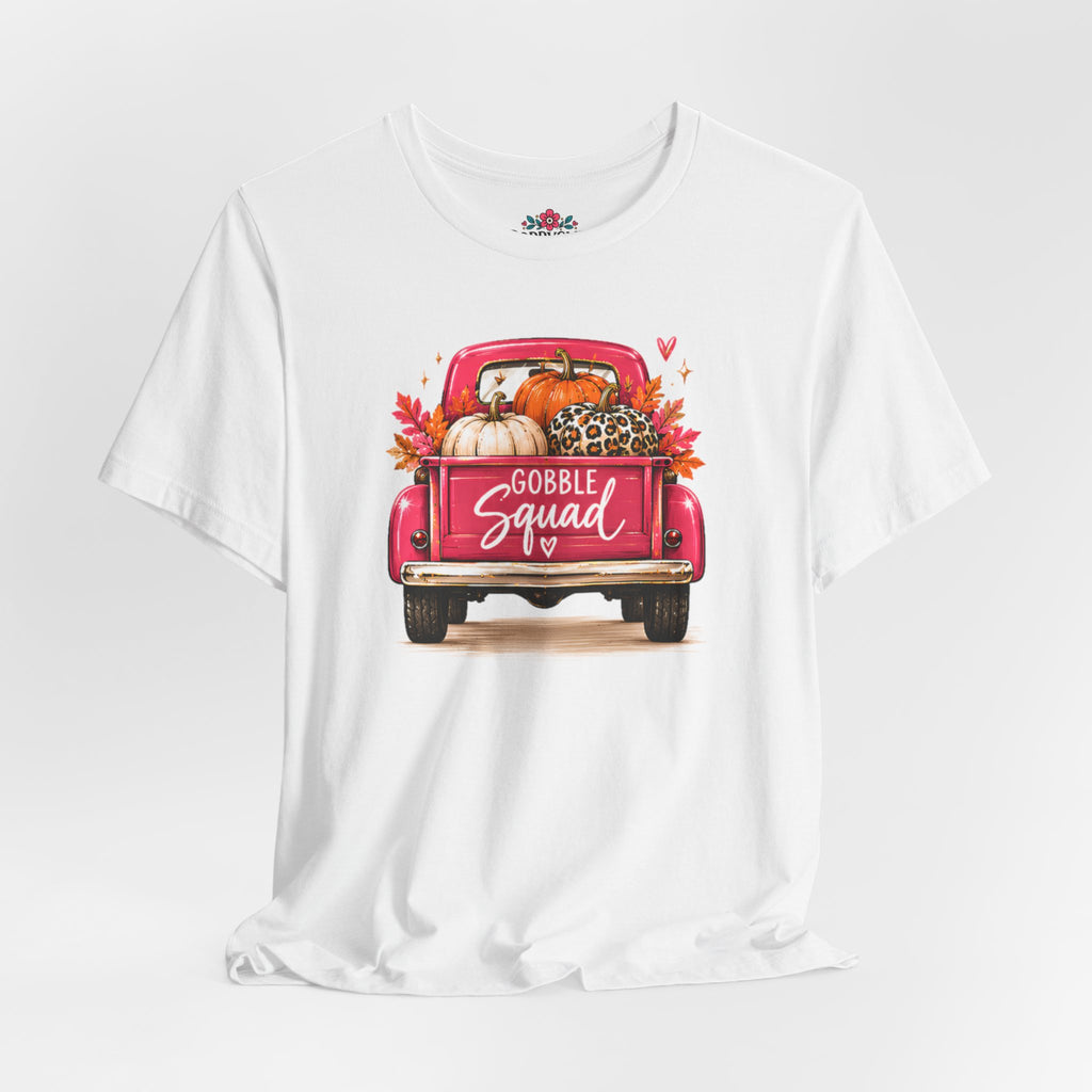 Gobbles Squad Thanksgiving Turkey Truck T-Shirt