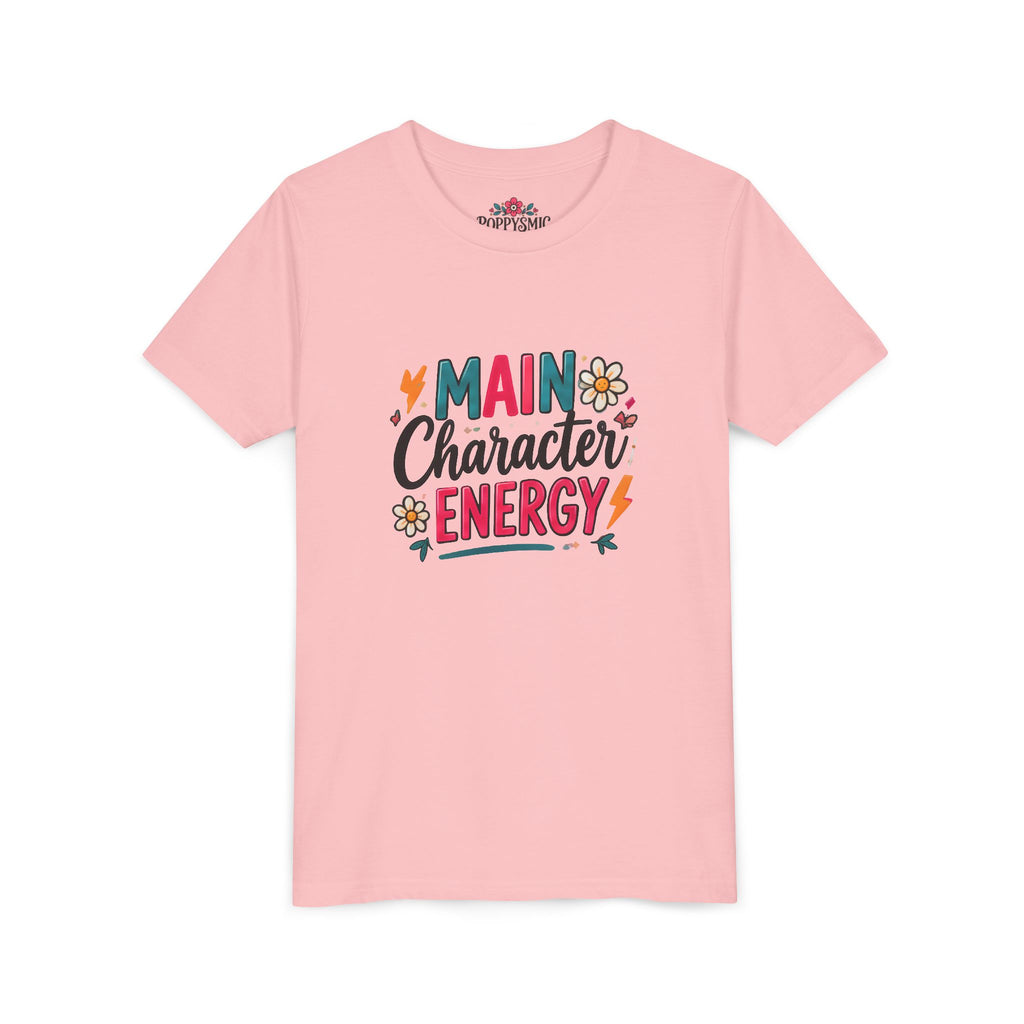 Youth Tee — "Main Character Energy" Graphic Shirt