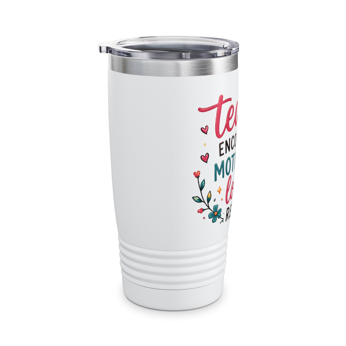 Teacher Tumbler — "Teach, Encourage, Motivate, Love, Repeat" 20oz Travel Mug