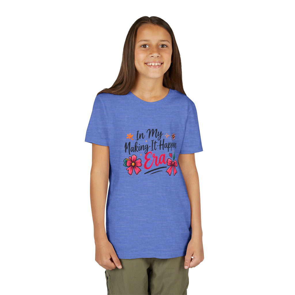Youth Tee - In My Making-It-Happen Era Floral Graphic