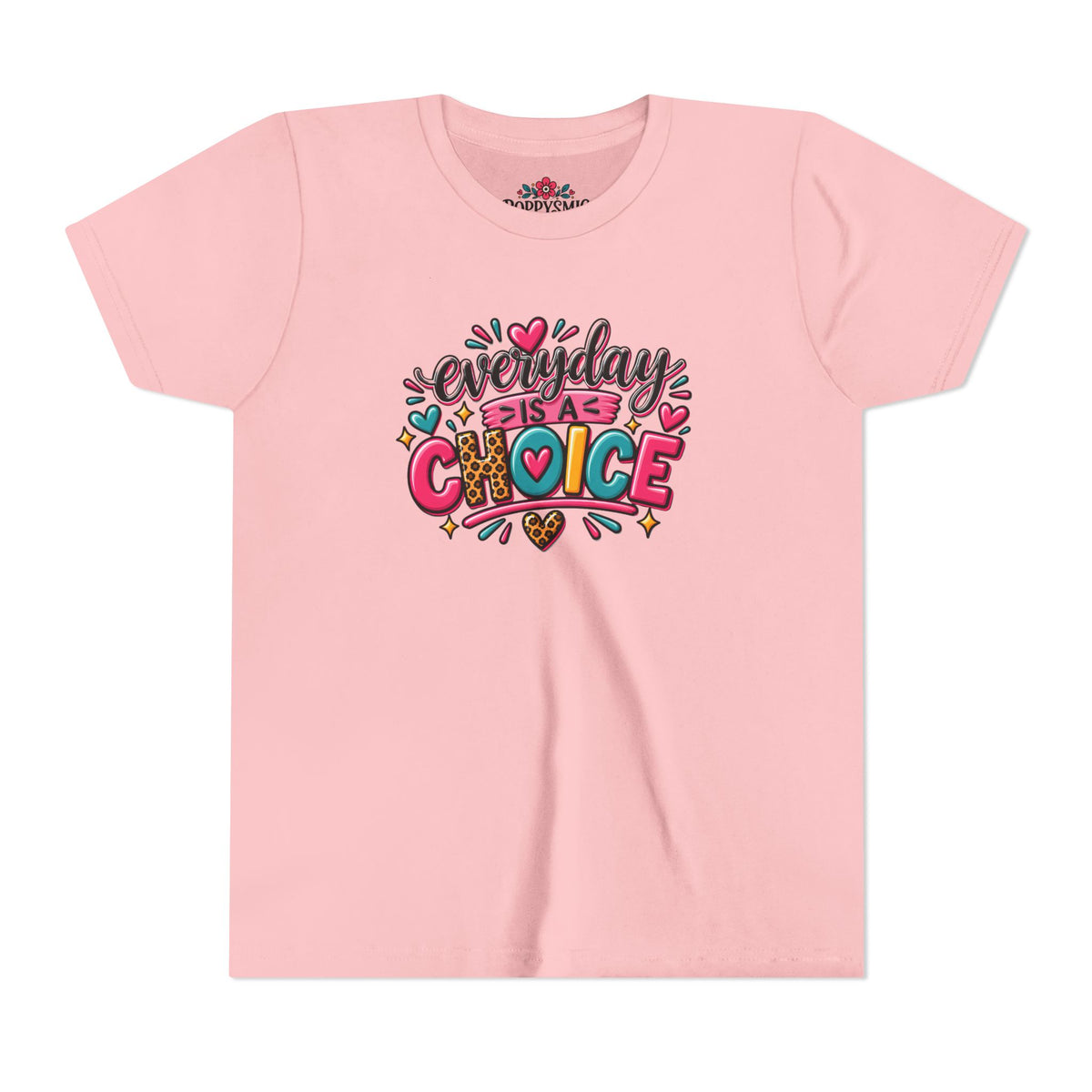 Everyday Is A Choice Youth Tee — Colorful Inspirational Kids T-Shirt