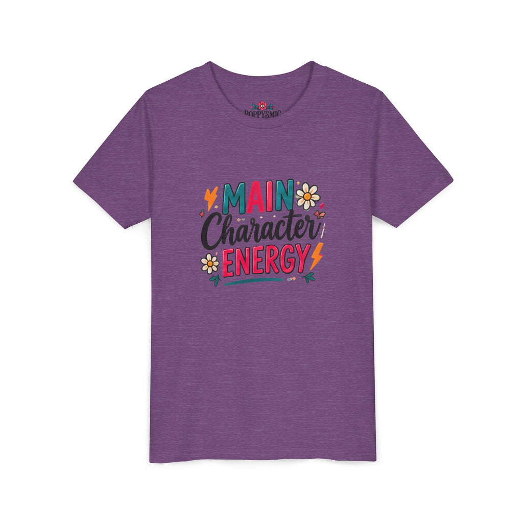 Youth Tee — "Main Character Energy" Graphic Shirt