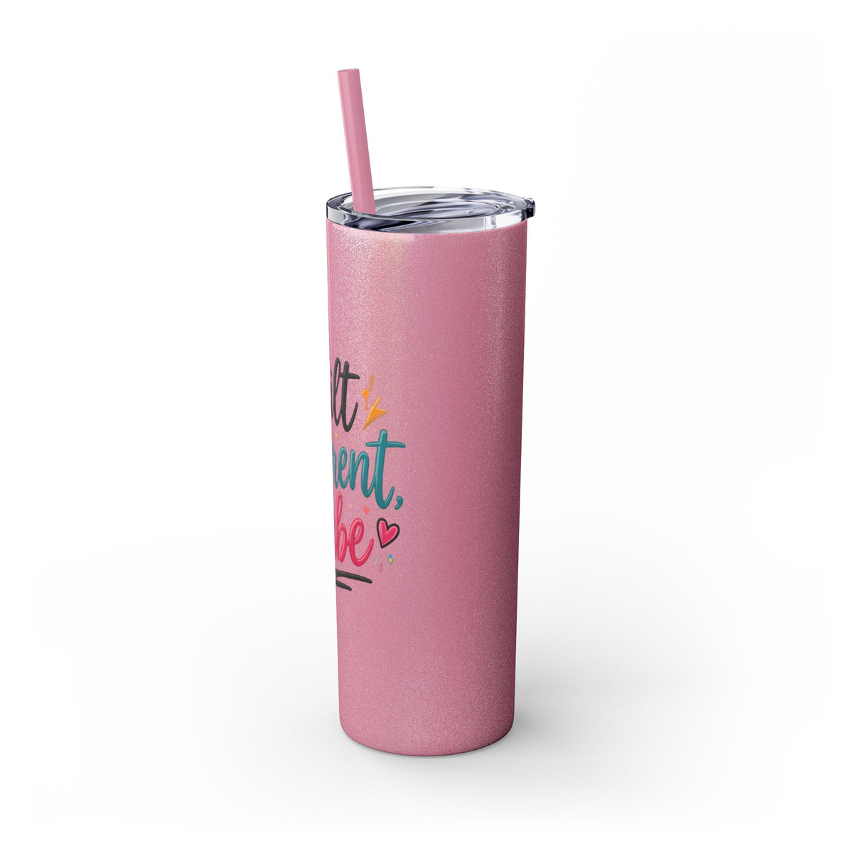 Built Different Babe Skinny Tumbler — 20oz Insulated Straw Cup