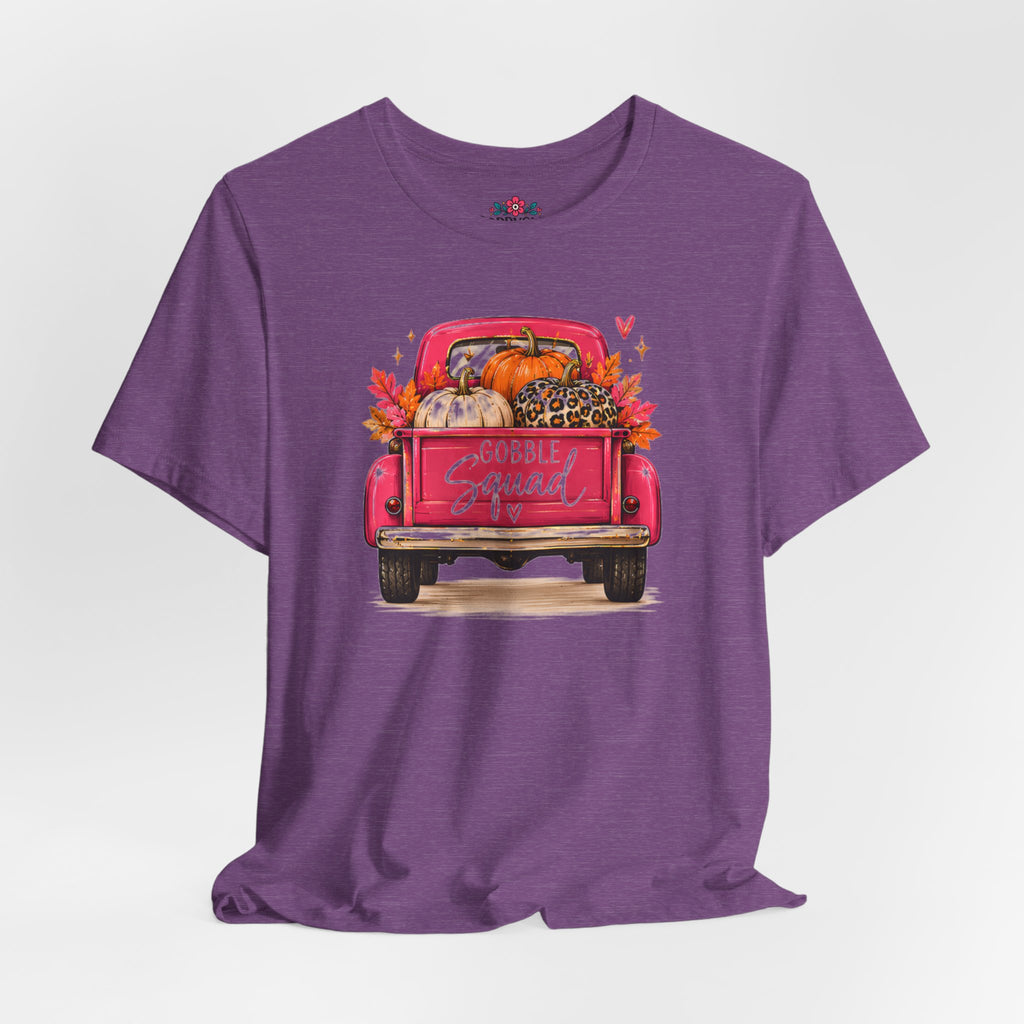 Gobbles Squad Thanksgiving Turkey Truck T-Shirt