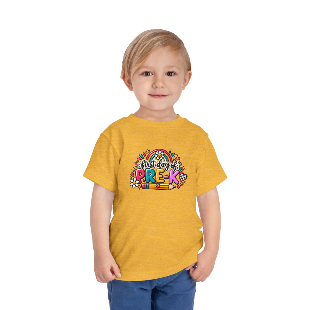 Pre-K First Day Toddler Tee — Colorful Back-to-School Shirt