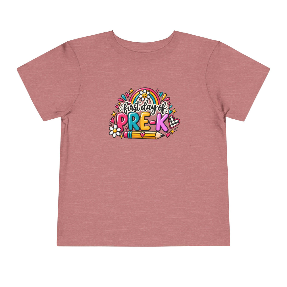 Pre-K First Day Toddler Tee — Colorful Back-to-School Shirt