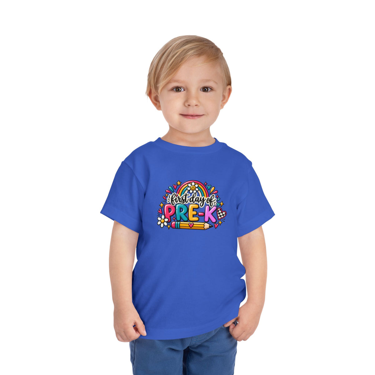 Pre-K First Day Toddler Tee — Colorful Back-to-School Shirt