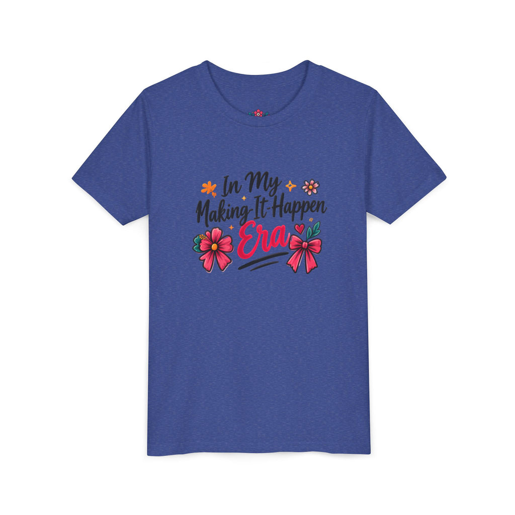 Youth Tee - In My Making-It-Happen Era Floral Graphic