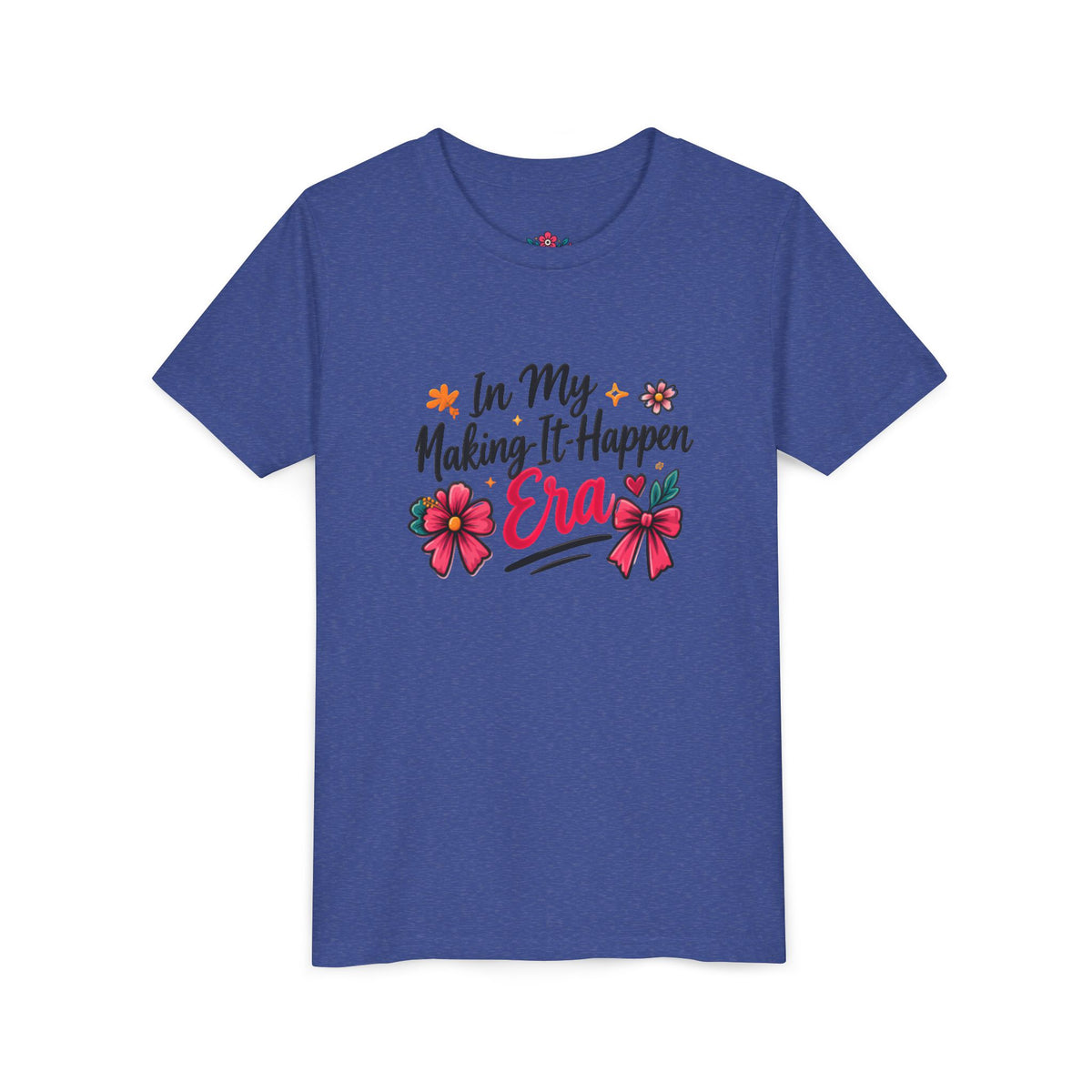 Youth Tee - In My Making-It-Happen Era Floral Graphic