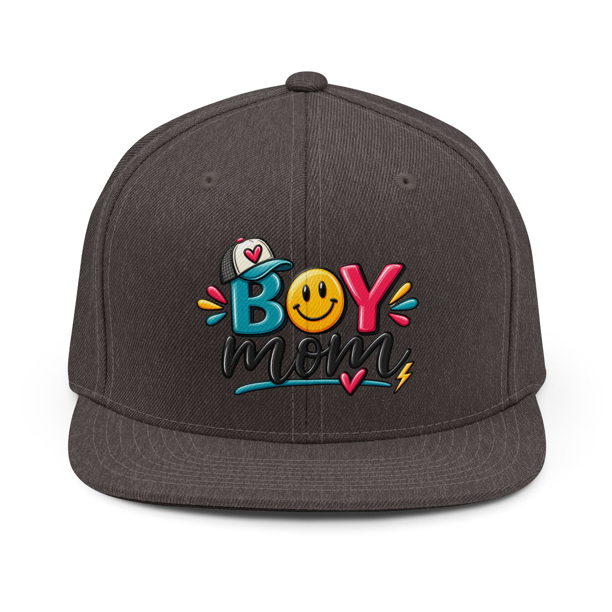 Boy Mom Snapback Hat