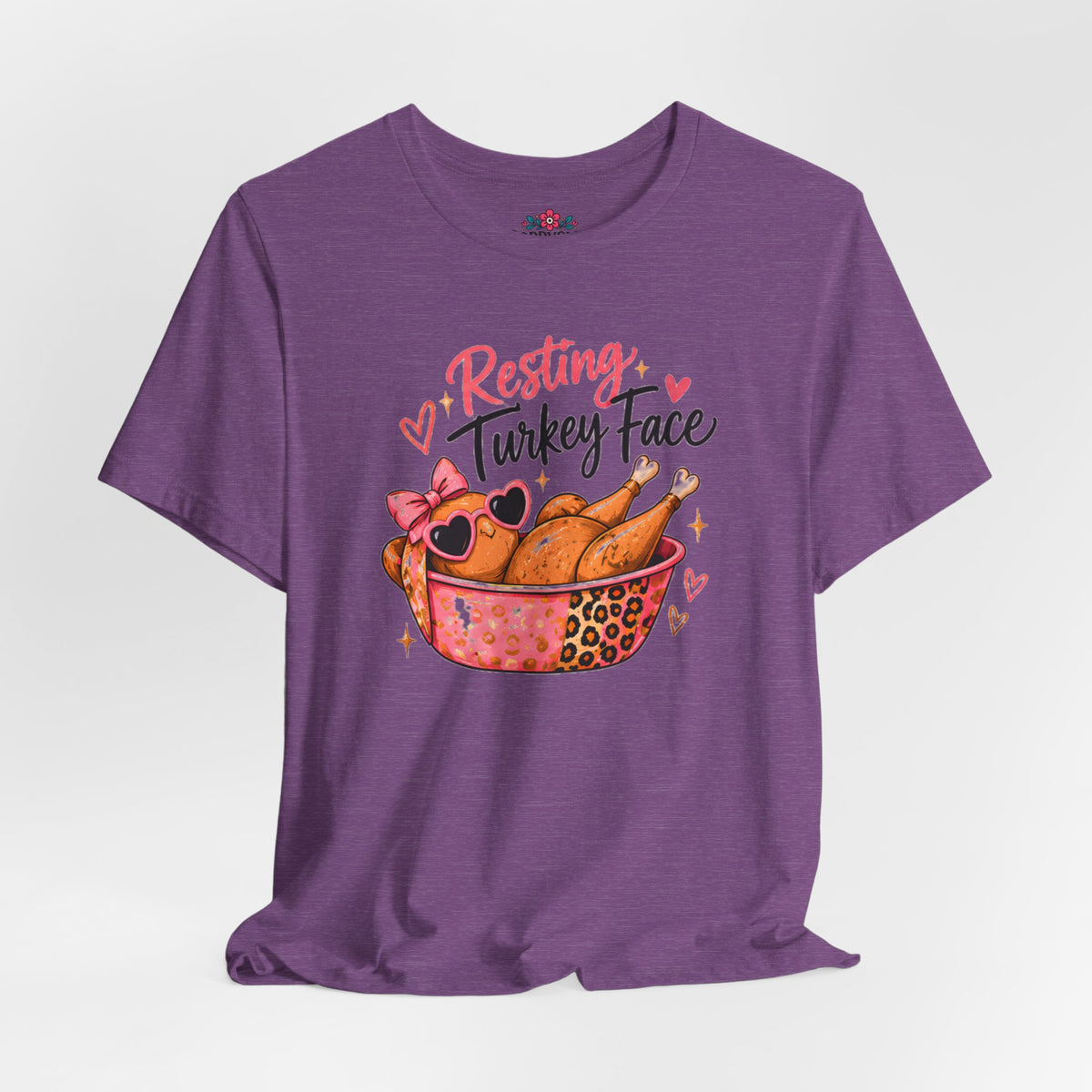 Resting Turkey Face Thanksgiving Turkey T-Shirt