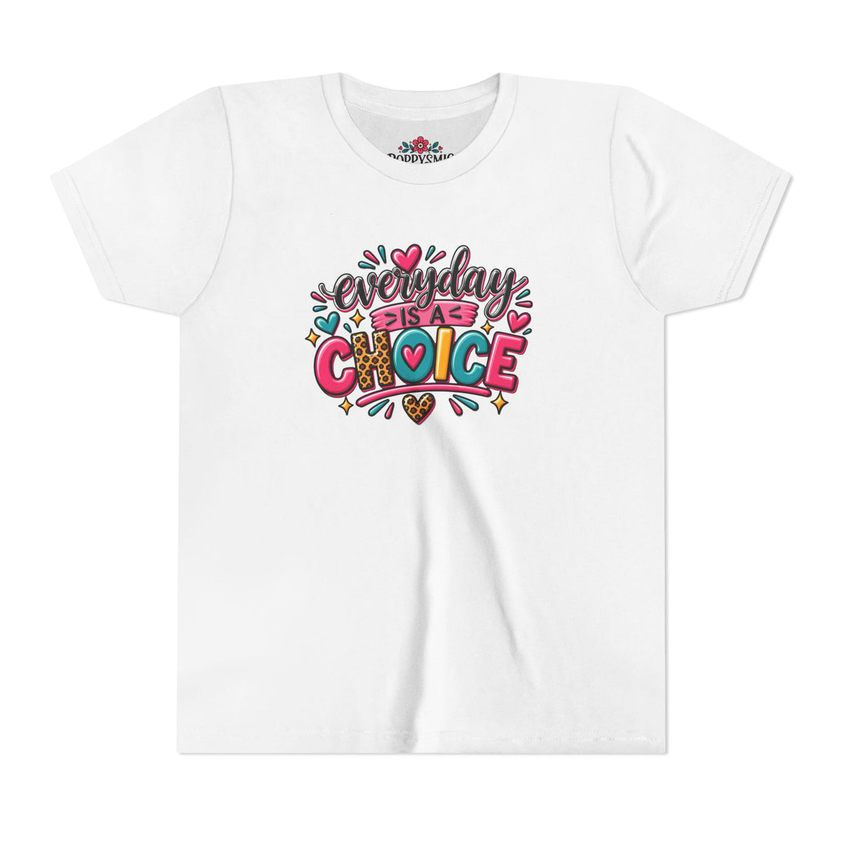 Everyday Is A Choice Youth Tee — Colorful Inspirational Kids T-Shirt