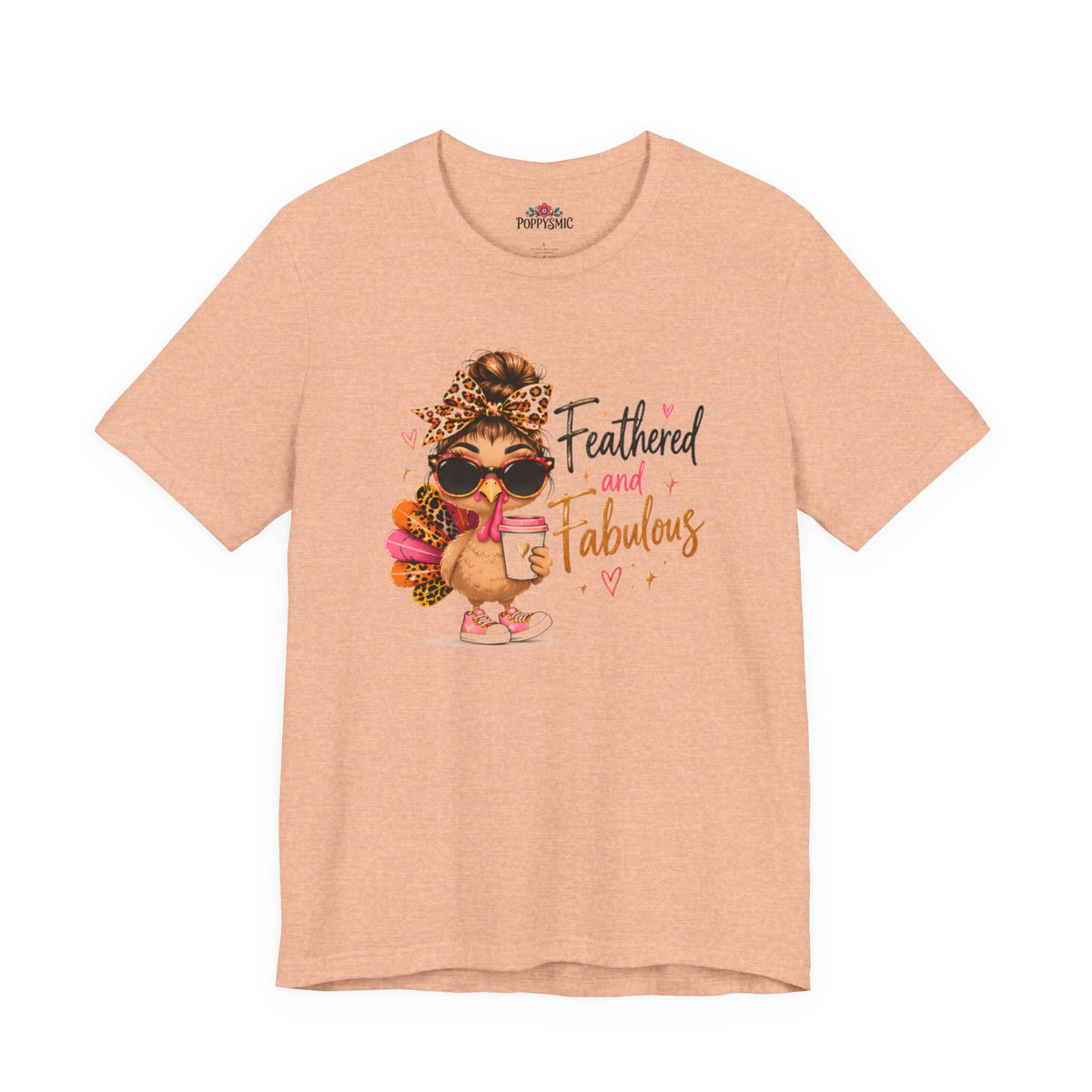 Feathered and Fabulous Flamingo Graphic Tee