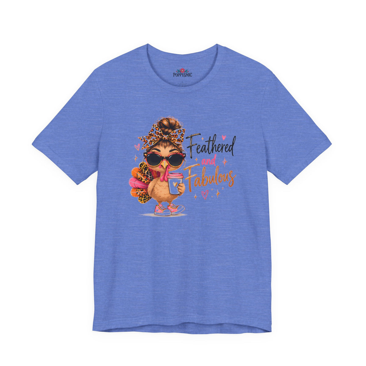 Feathered and Fabulous Flamingo Graphic Tee