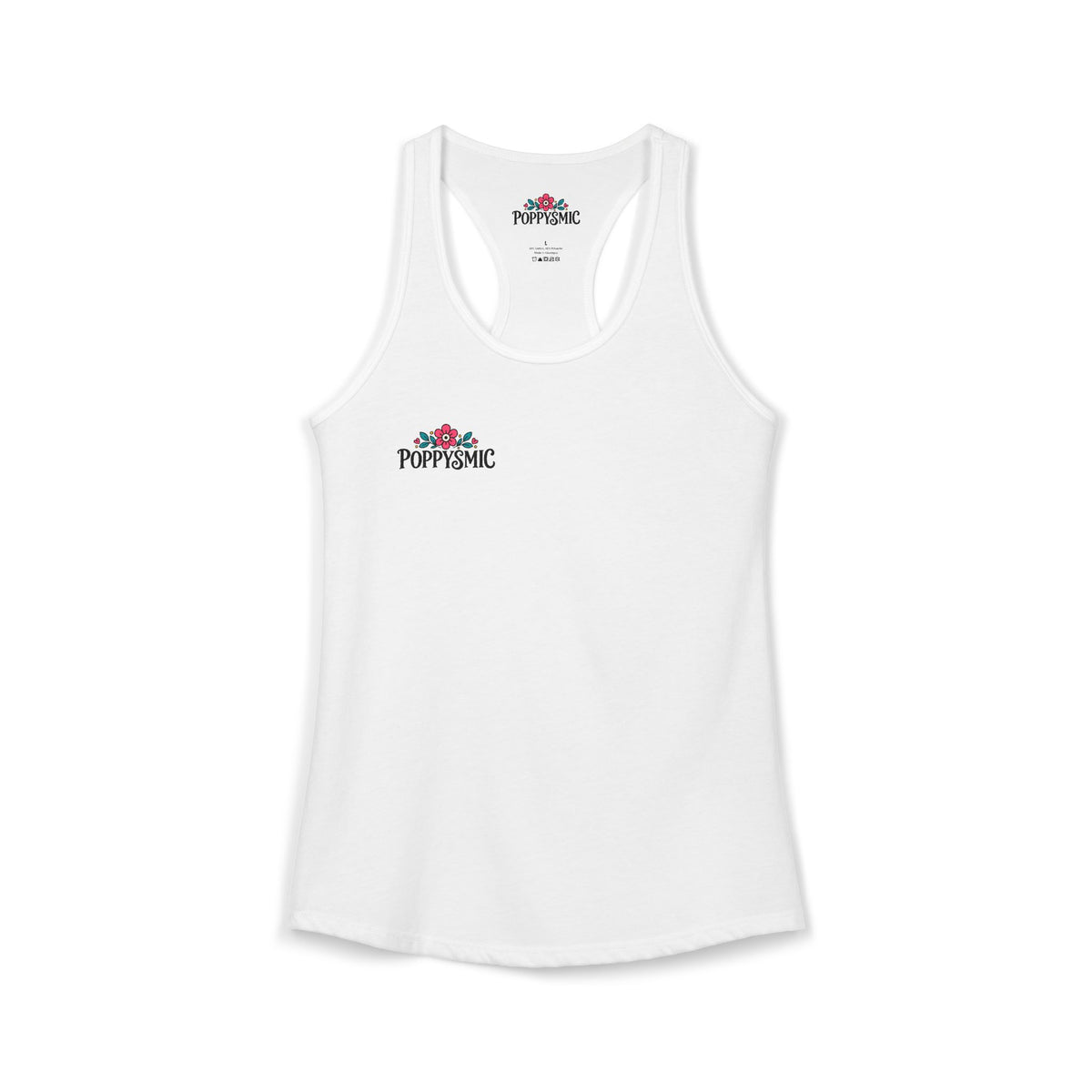 Watch Me Work Women's Ideal Racerback Tank