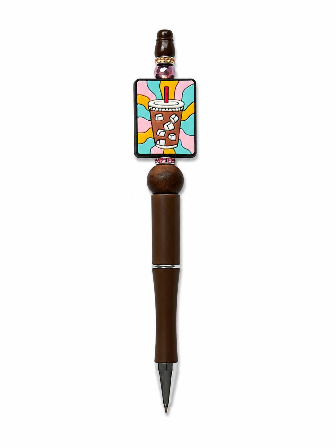 Coffee Poppysmic Beadable Pen