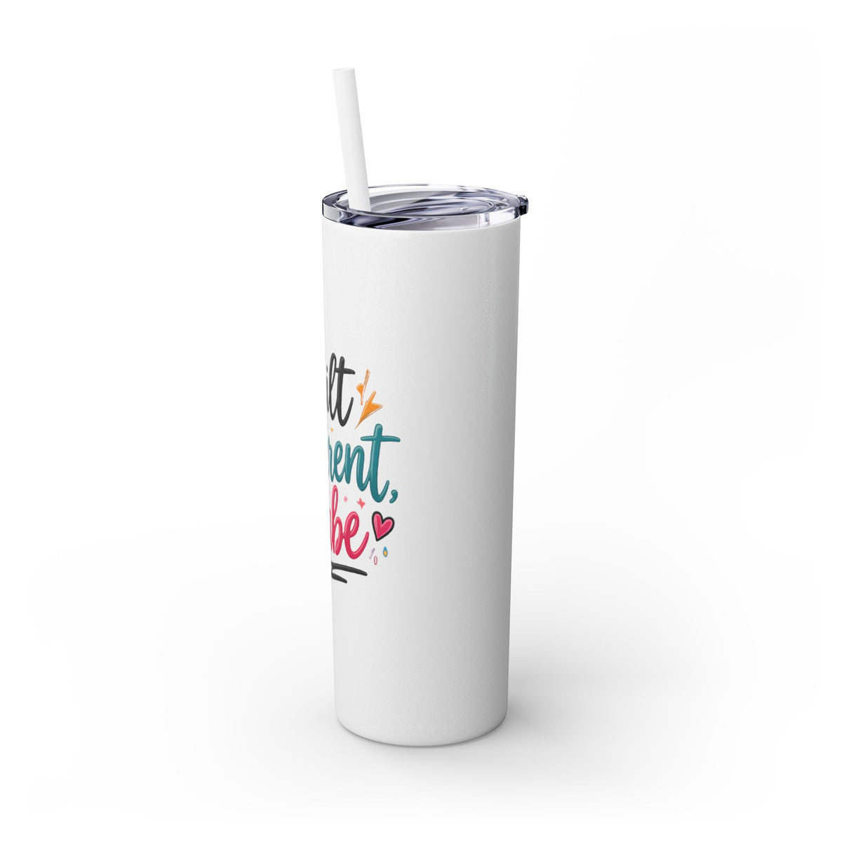 Built Different Babe Skinny Tumbler — 20oz Insulated Straw Cup