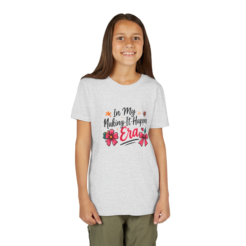 Youth Tee - In My Making-It-Happen Era Floral Graphic