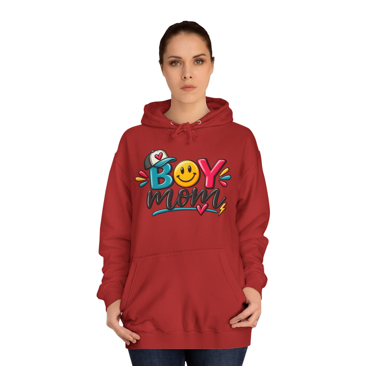 Boy Mom Graphic Hoodie