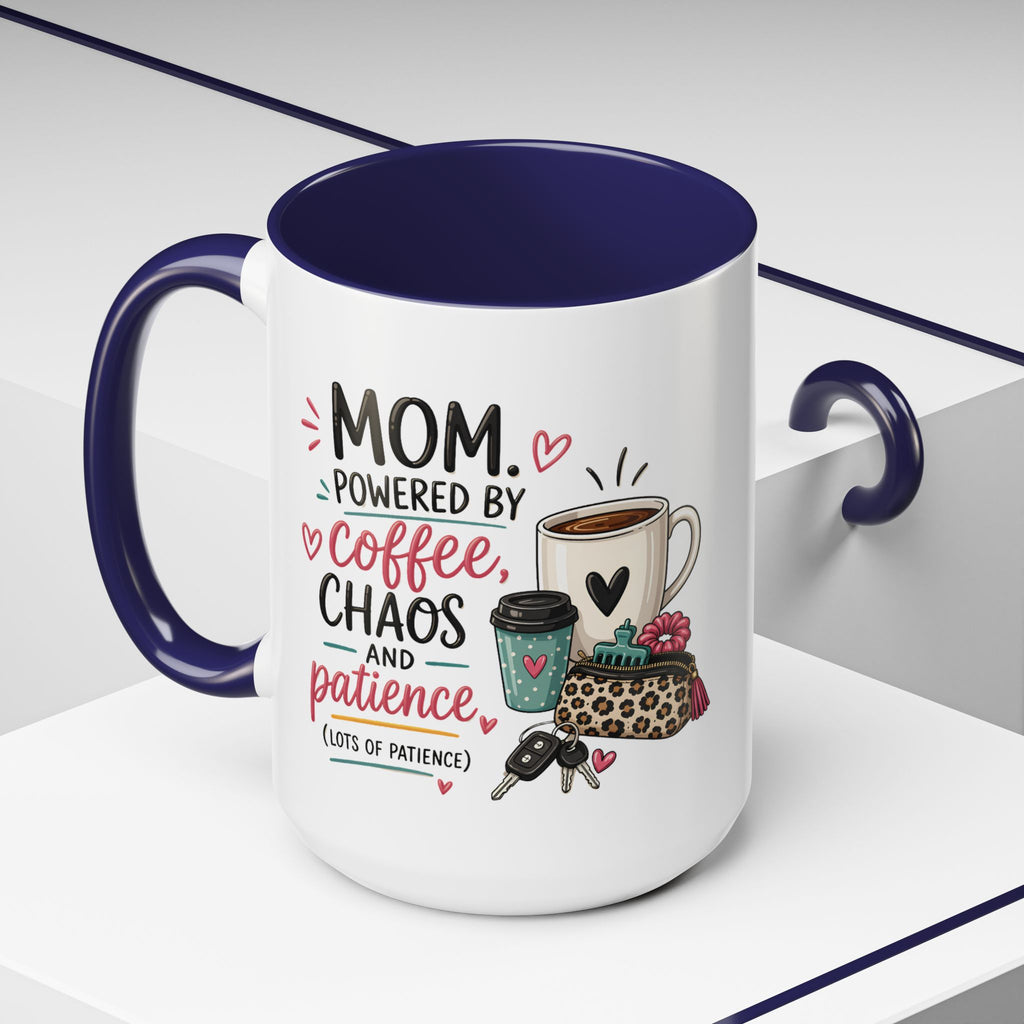 Coffee Lovers Accent Mug — Cute Cowgirl Boots & Coffee Illustration (11/15oz)