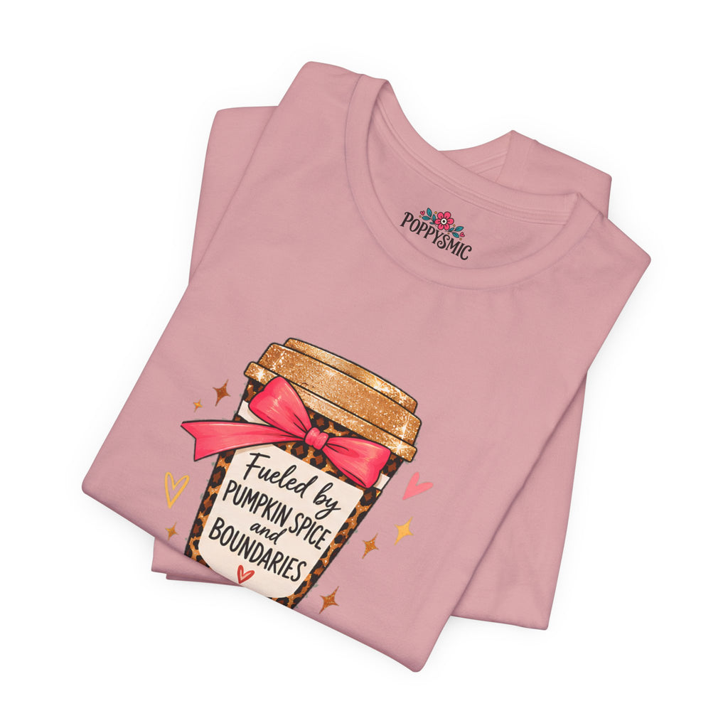 Fueled by Pumpkin Spice and Boundaries Graphic T-Shirt
