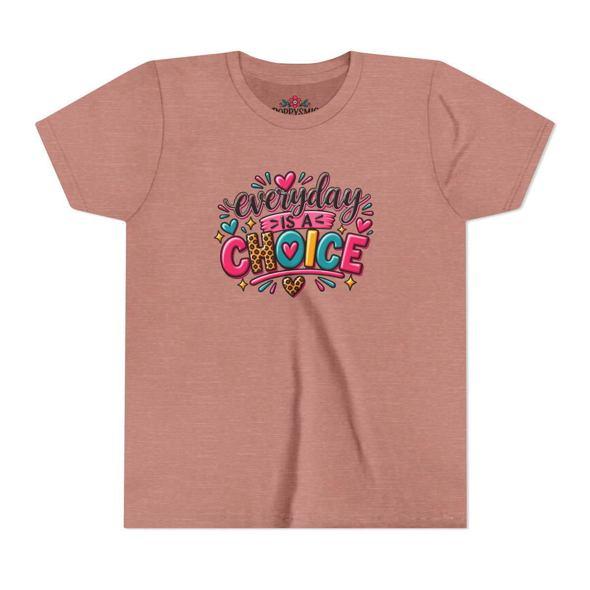 Everyday Is A Choice Youth Tee — Colorful Inspirational Kids T-Shirt