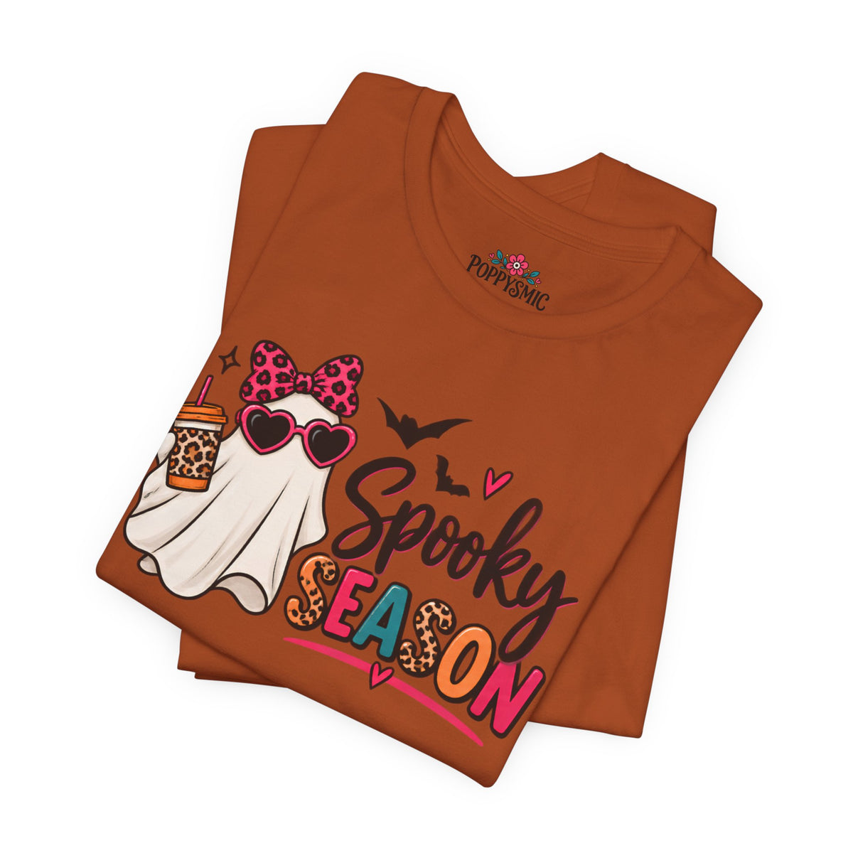 Spooky Season Ghost Tee — Cute Halloween Graphic T-Shirt