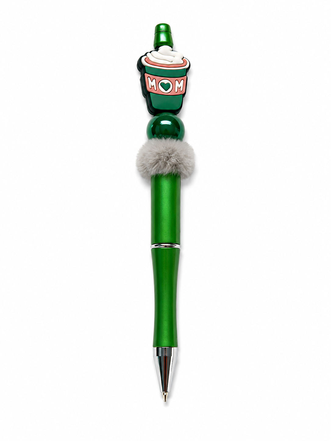 Mom Coffee Poppysmic Beadable Pen