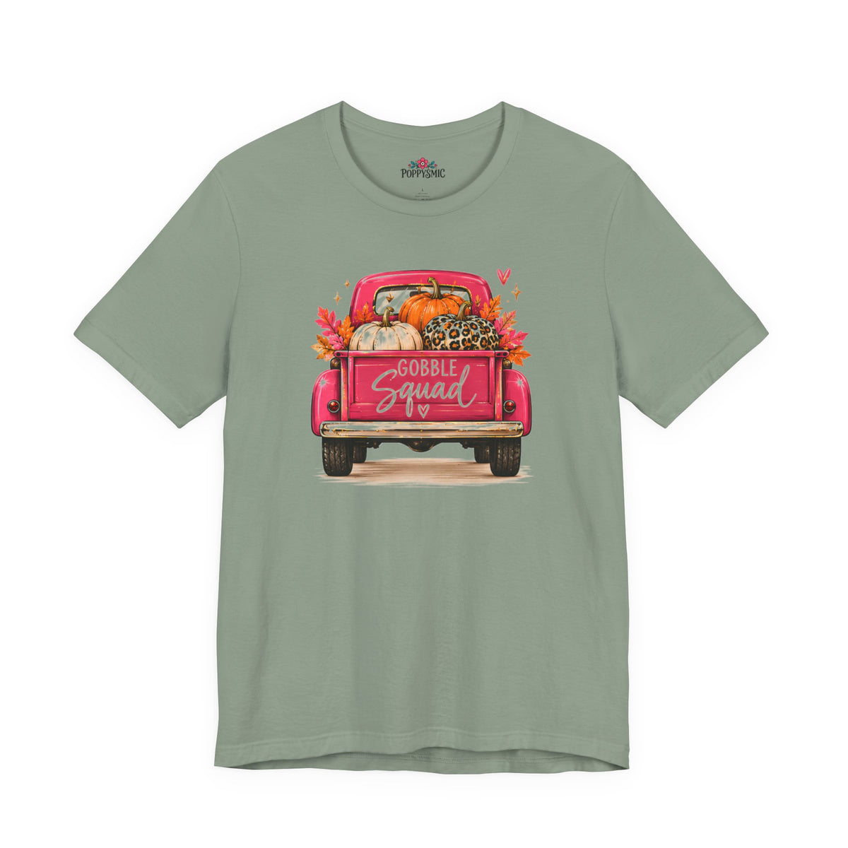 Gobbles Squad Thanksgiving Turkey Truck T-Shirt