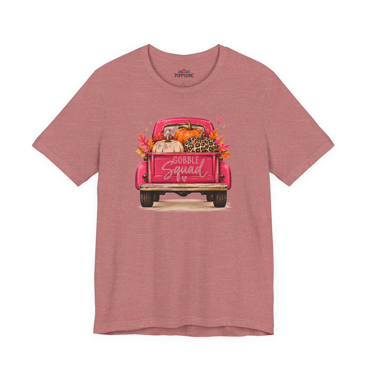 Gobbles Squad Thanksgiving Turkey Truck T-Shirt
