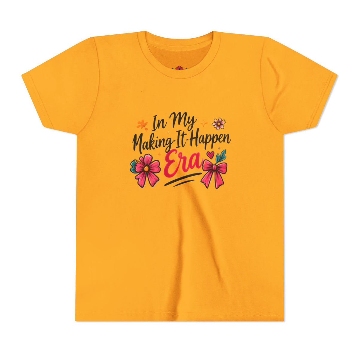 Youth Tee - In My Making-It-Happen Era Floral Graphic