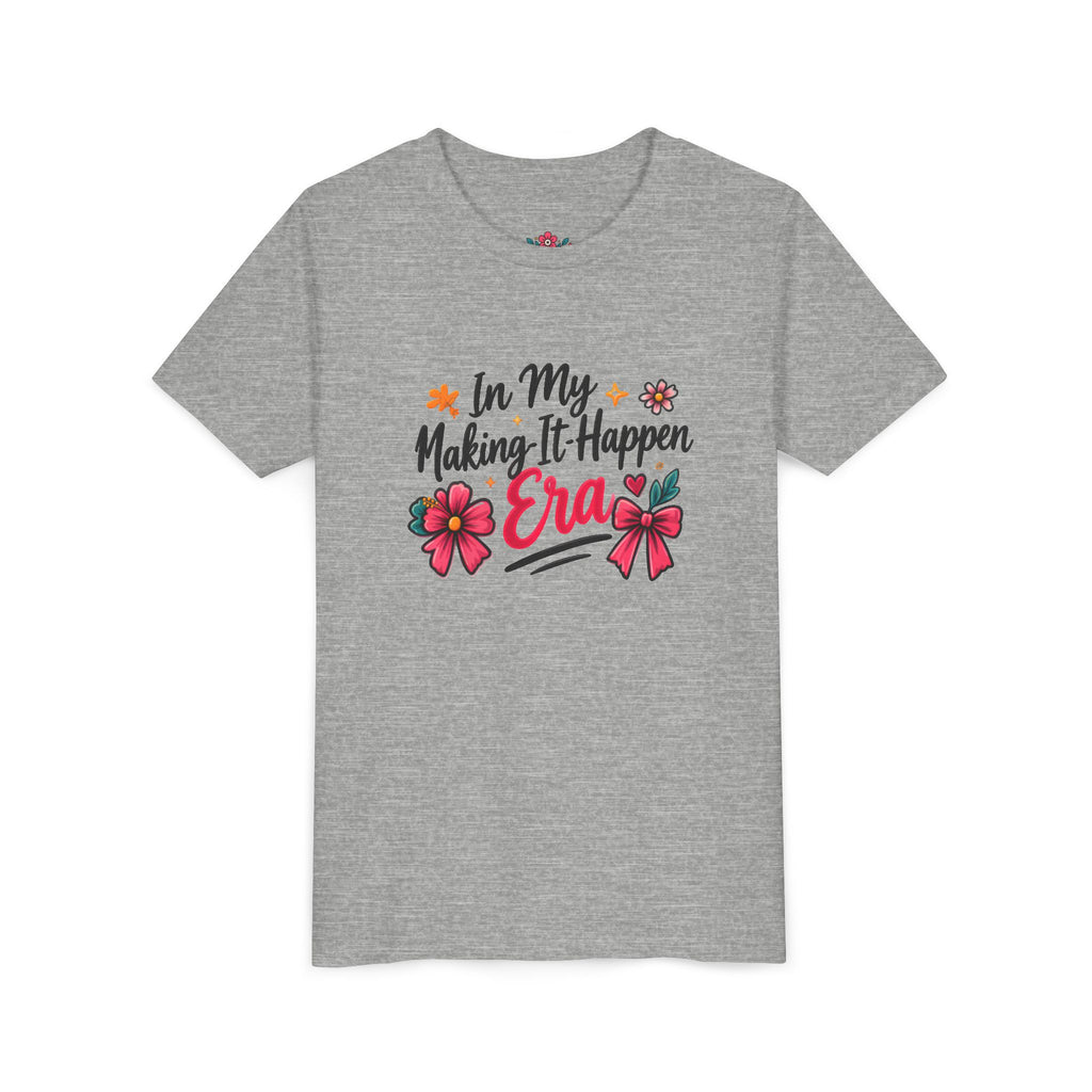 Youth Tee - In My Making-It-Happen Era Floral Graphic