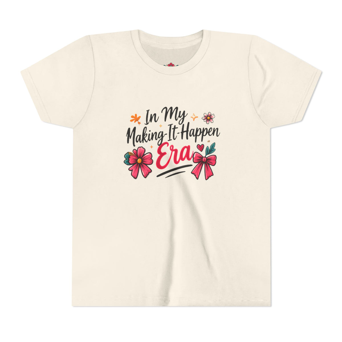 Youth Tee - In My Making-It-Happen Era Floral Graphic