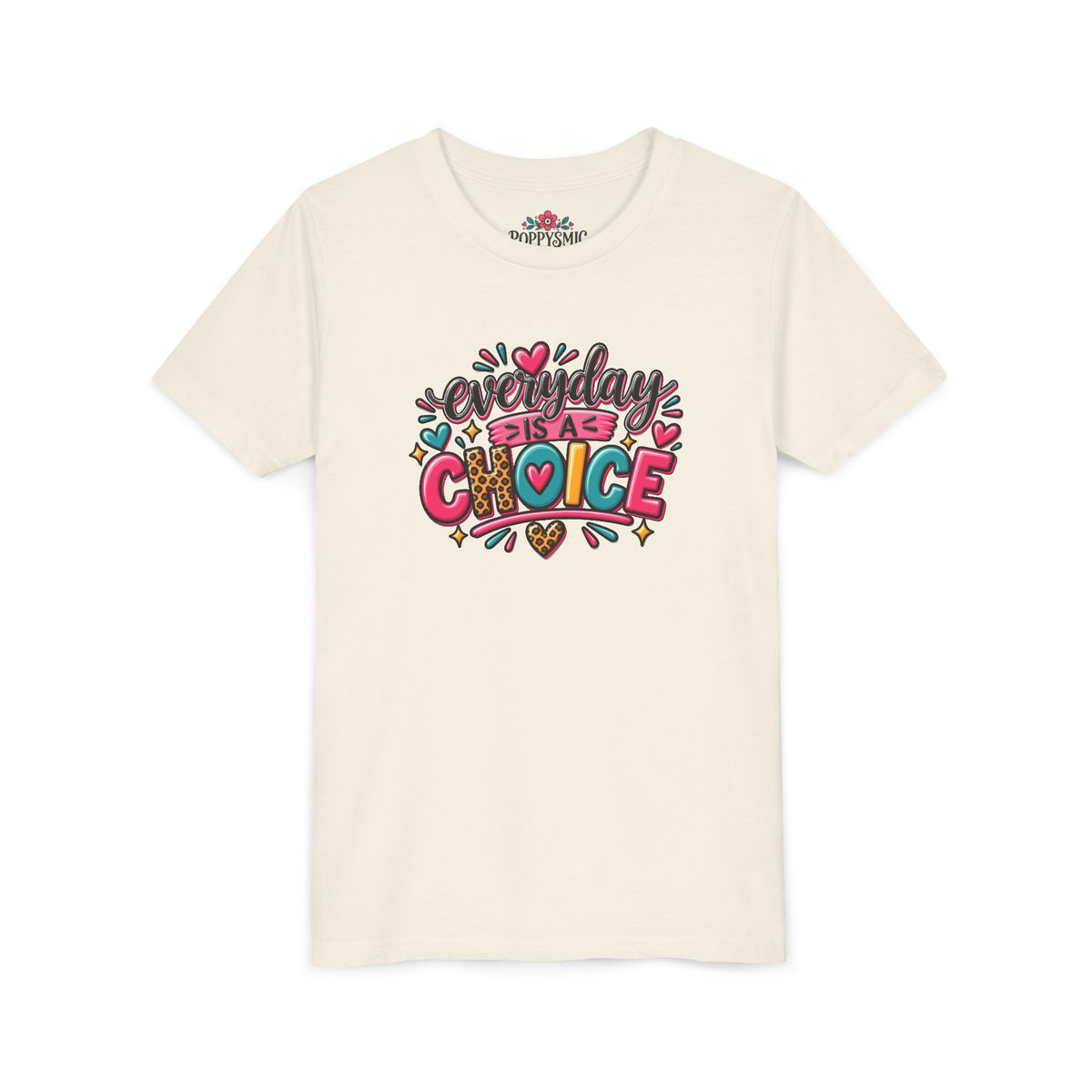 Everyday Is A Choice Youth Tee — Colorful Inspirational Kids T-Shirt