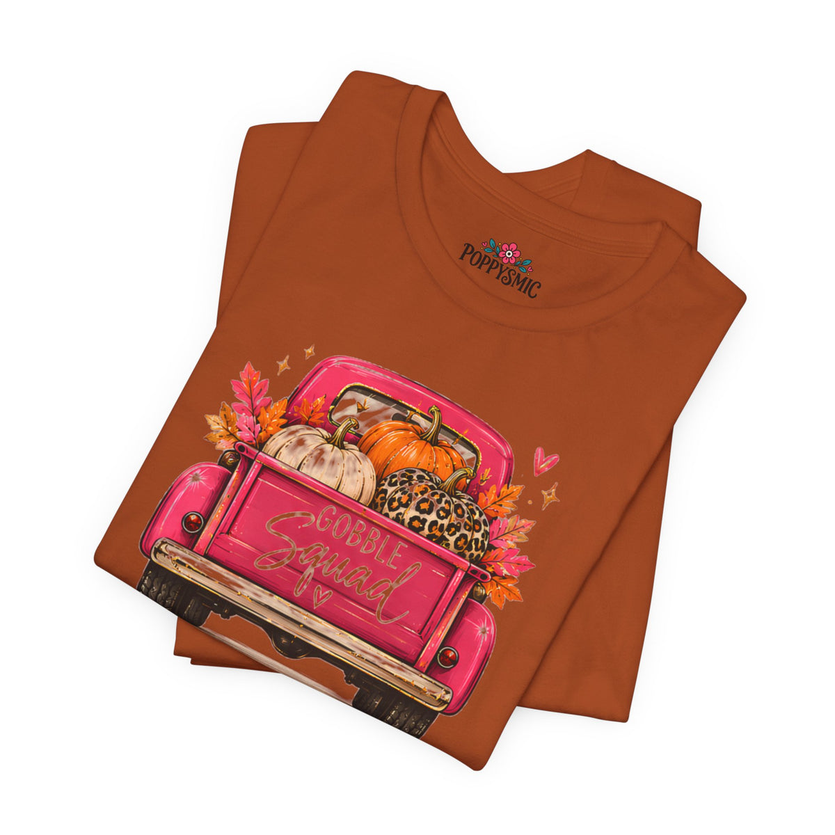 Gobbles Squad Thanksgiving Turkey Truck T-Shirt